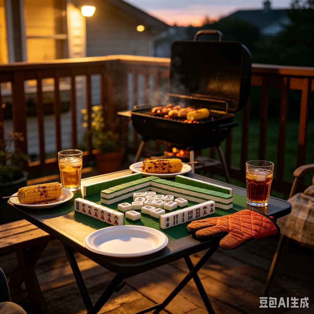 hotel room mahjong set