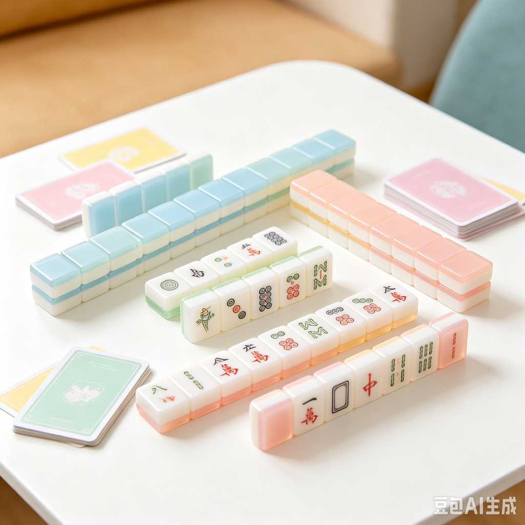 light carry mahjong game set